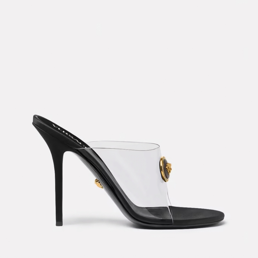 Versace Alia Transparent Mules